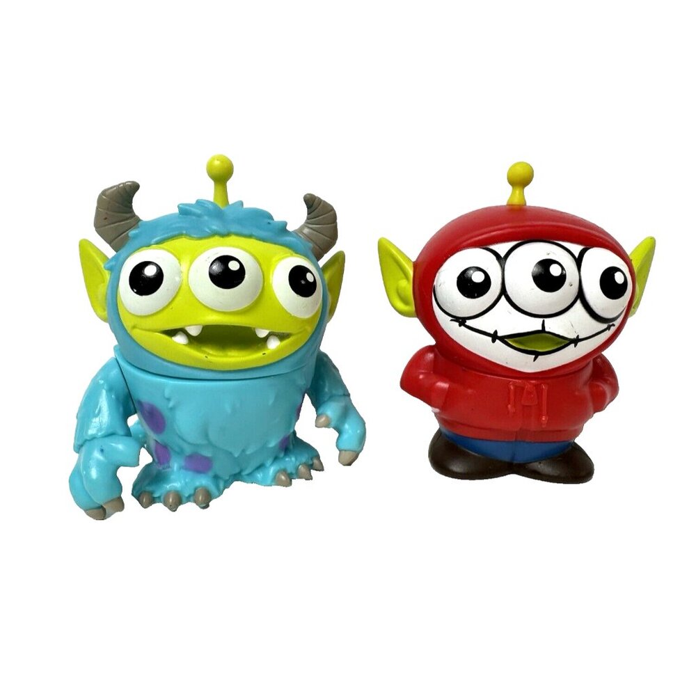 Lot of 2 Disney Pixar Remix Toy Story Monsters Inc. Sulley & Miguel 3" Figures